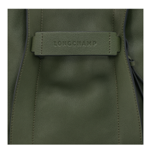 Longchamp 3D S Crossbody bag Khaki – Leather