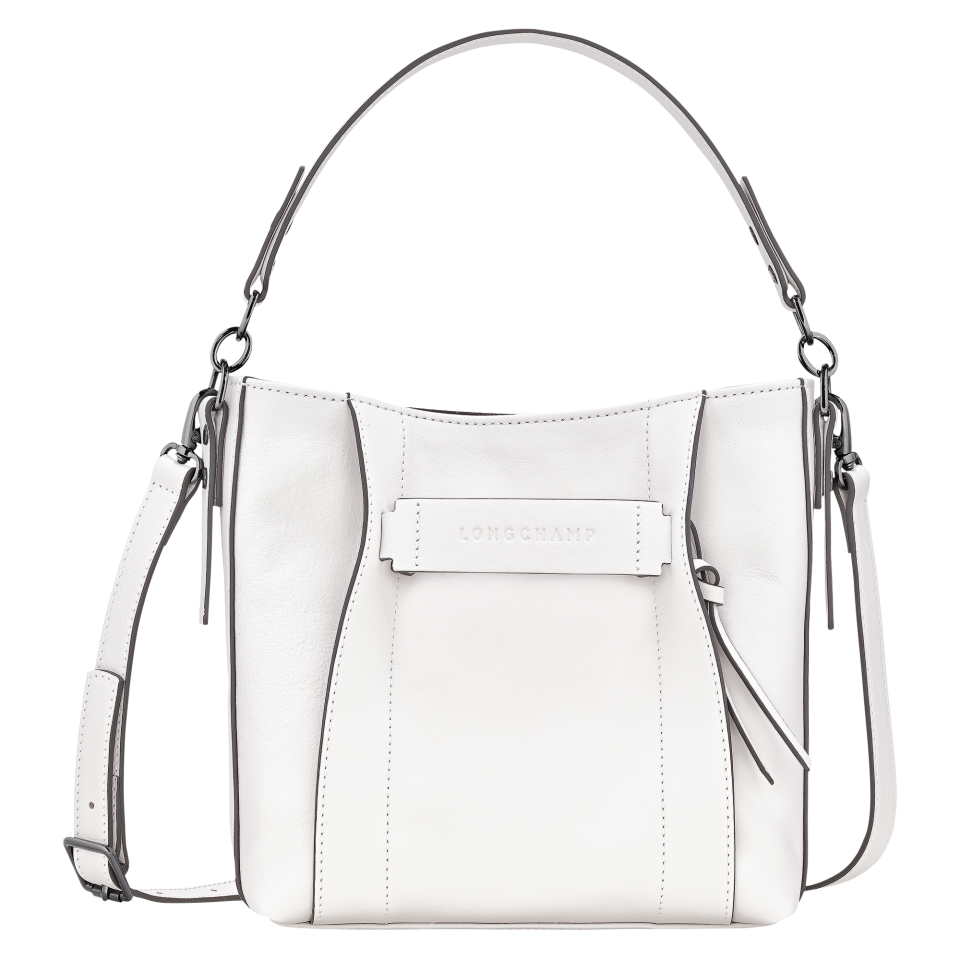 Longchamp 3D S Crossbody bag White - Leather