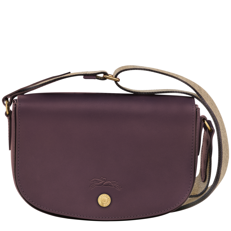 Épure S Crossbody bag Eggplant - Leather