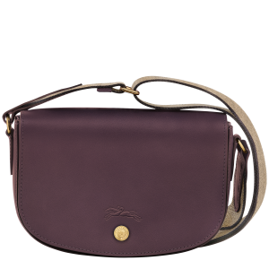 Épure S Crossbody bag Eggplant – Leather