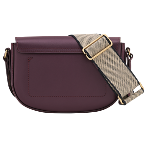 Épure S Crossbody bag Eggplant – Leather