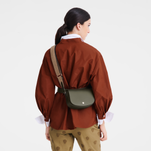 Épure S Crossbody bag Khaki – Leather