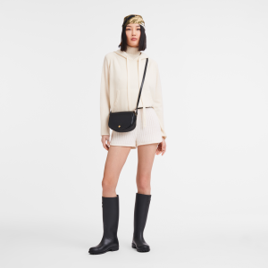 Épure S Crossbody bag Black – Leather
