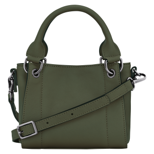 Longchamp 3D XS Handbag Khaki – Leather