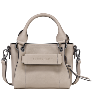 Longchamp 3D XS Handbag Clay – Leather