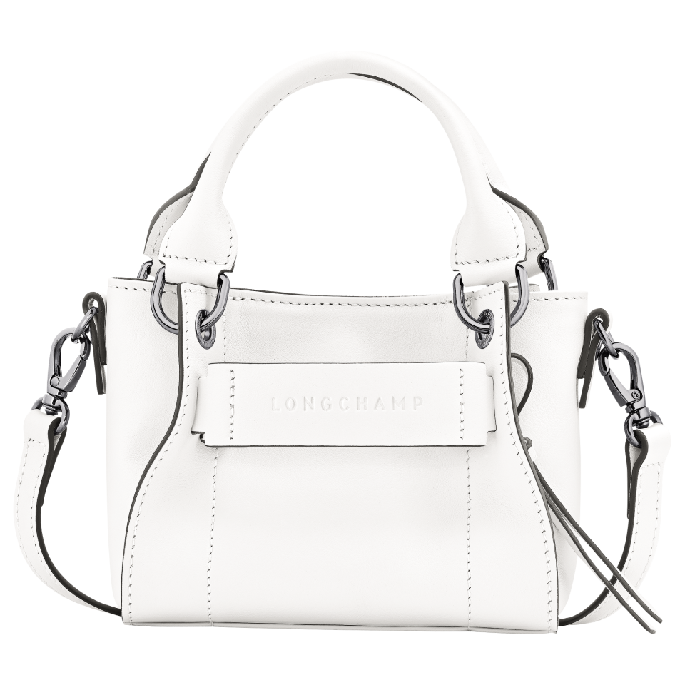 Longchamp 3D XS Handbag White - Leather