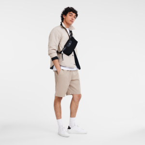 Le Pliage Energy M Belt bag Black – Canvas