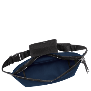 Le Pliage Energy M Belt bag Navy – Canvas