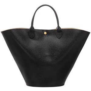 Épure XL Tote bag Black – Leather