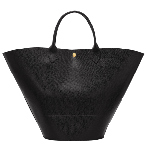 Épure XL Tote bag Black – Leather