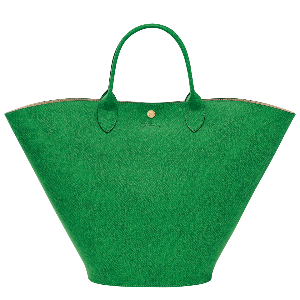 Épure XL Tote bag Green - Leather