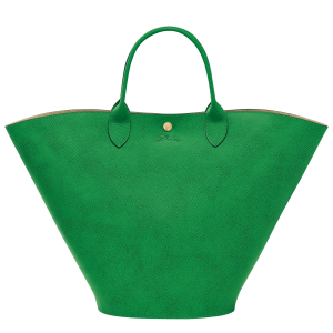 Épure XL Tote bag Green – Leather