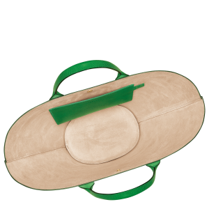 Épure XL Tote bag Green – Leather