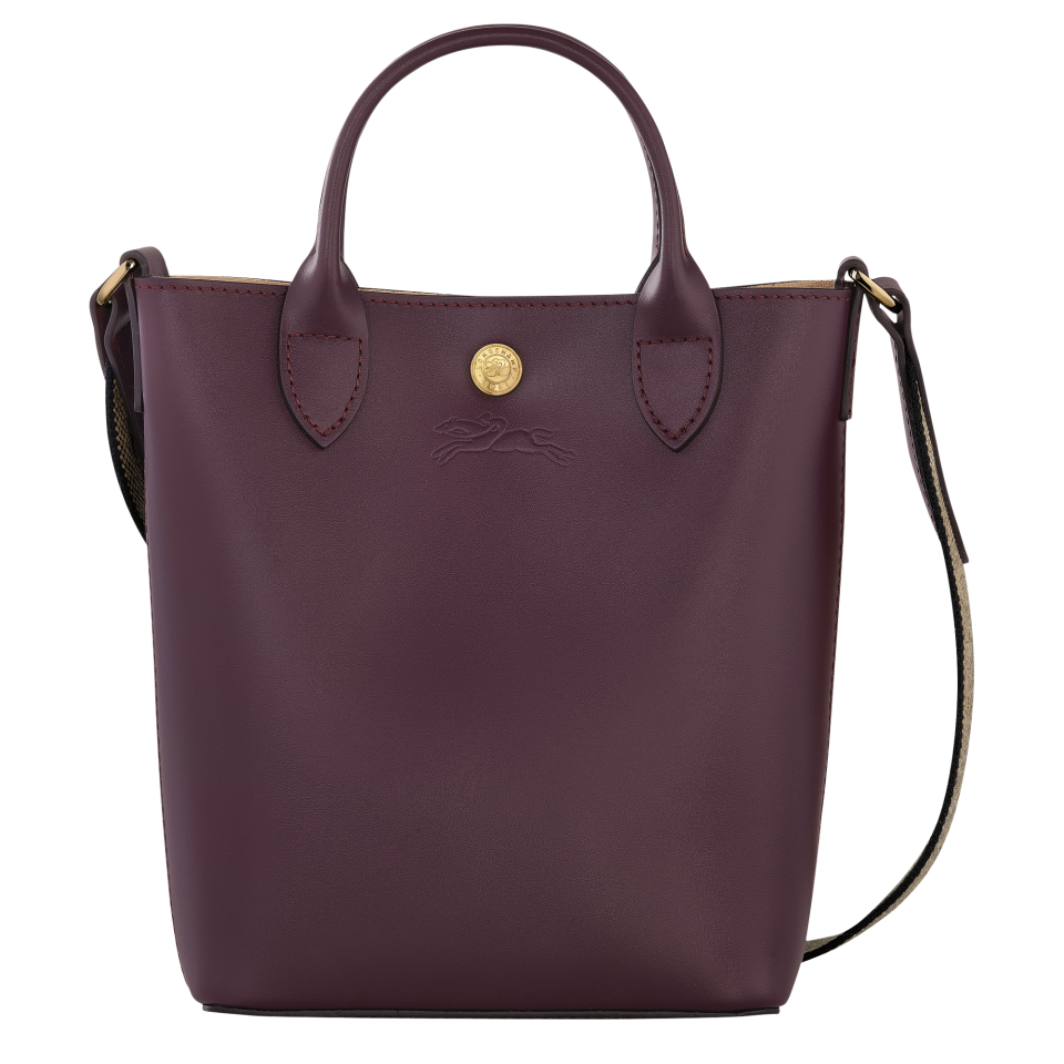 Épure XS Tote bag Eggplant - Leather