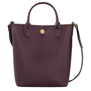 Épure XS Tote bag Eggplant – Leather