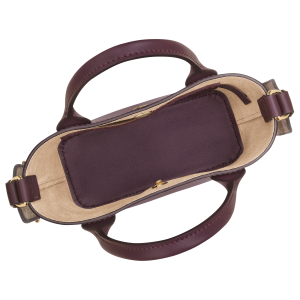 Épure XS Tote bag Eggplant – Leather