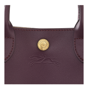 Épure XS Tote bag Eggplant – Leather