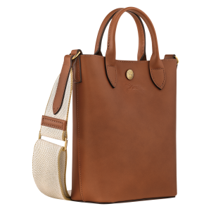 Épure XS Tote bag Cognac – Leather