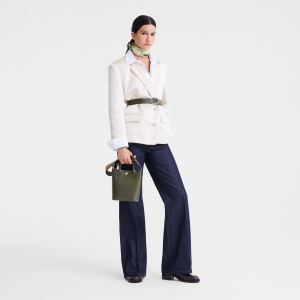 Épure XS Tote bag Khaki – Leather