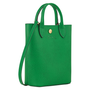Épure XS Tote bag Green – Leather