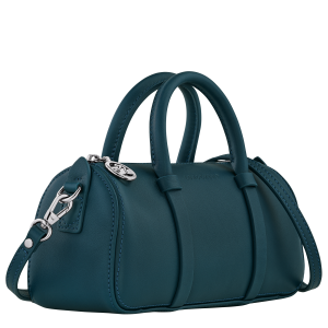 Daylong S Handbag Ink blue – Leather