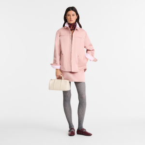 Daylong M Handbag Ecru – Leather