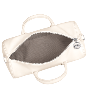 Daylong M Handbag Ecru – Leather