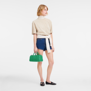 Daylong M Handbag Green – Leather