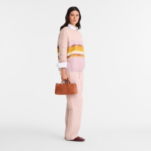 Daylong M Handbag Cognac – Leather