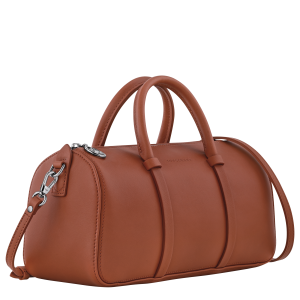 Daylong M Handbag Cognac – Leather