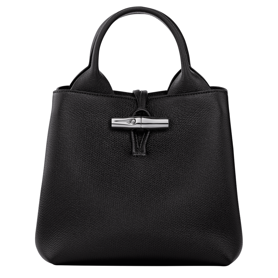 Le Roseau S Handbag Black - Leather