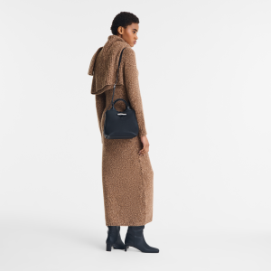 Le Roseau S Handbag Black – Leather