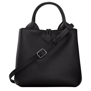 Le Roseau S Handbag Black – Leather