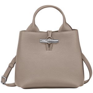 Le Roseau S Handbag Clay – Leather