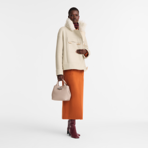 Le Roseau S Handbag Clay – Leather