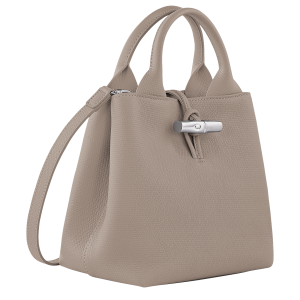 Le Roseau S Handbag Clay – Leather