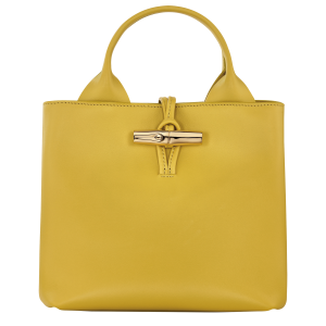 Le Roseau S Handbag Ginger – Leather