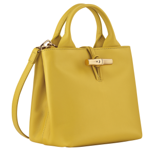 Le Roseau S Handbag Ginger – Leather