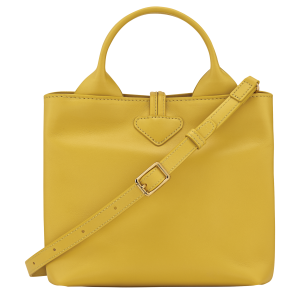 Le Roseau S Handbag Ginger – Leather