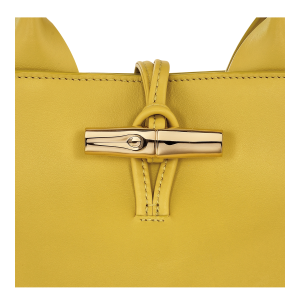 Le Roseau S Handbag Ginger – Leather