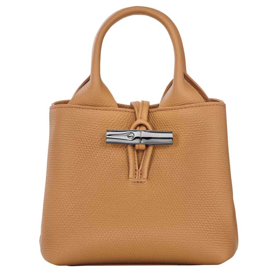 Le Roseau XS Handbag Walnut - Leather