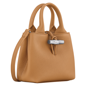 Le Roseau XS Handbag Walnut – Leather