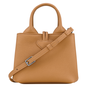 Le Roseau XS Handbag Walnut – Leather