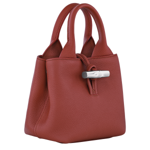Le Roseau XS Handbag Chestnut – Leather