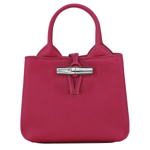 Le Roseau XS Handbag Beetroot – Leather