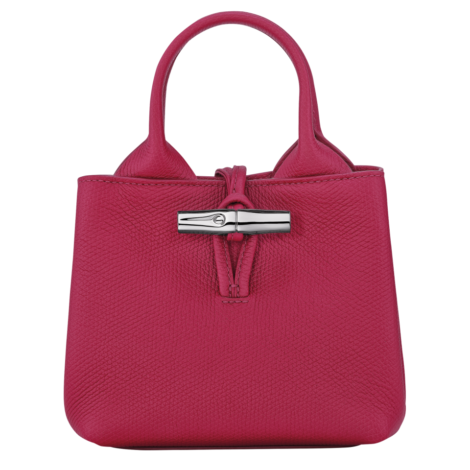 Le Roseau XS Handbag Beetroot - Leather