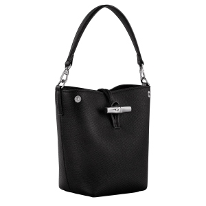 Le Roseau XS Bucket bag Black – Leather