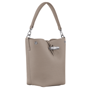 Le Roseau XS Bucket bag Clay – Leather