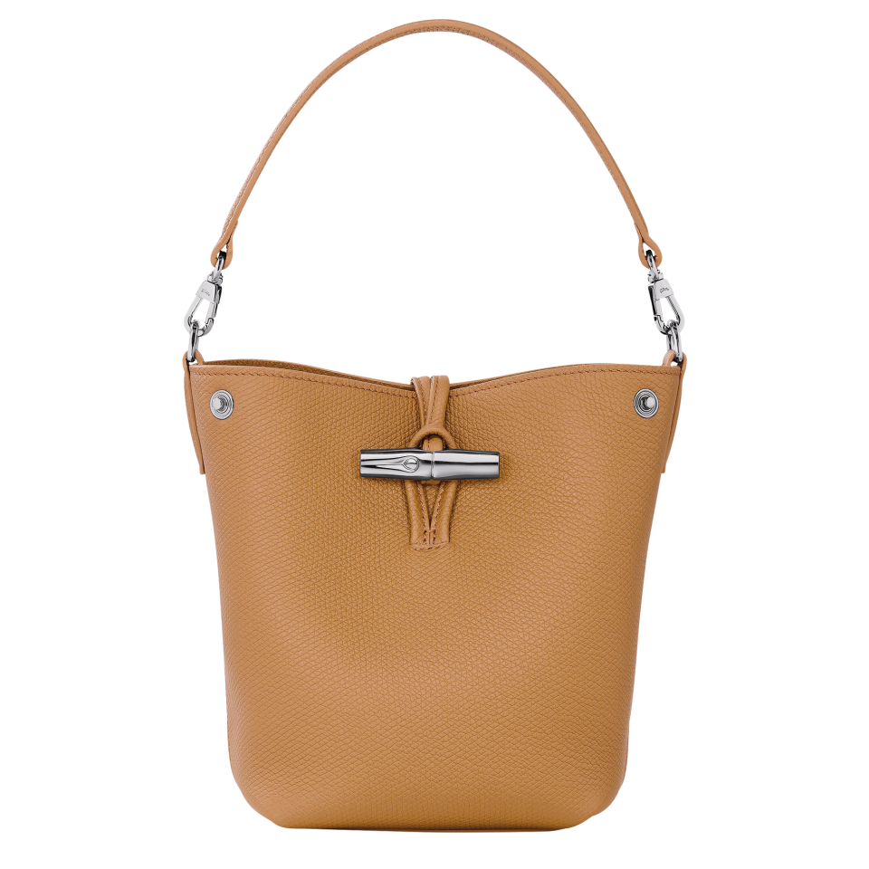 Le Roseau XS Bucket bag Walnut - Leather