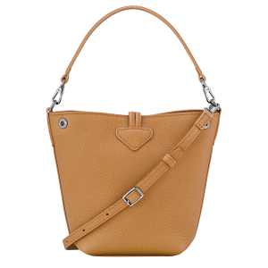 Le Roseau XS Bucket bag Walnut – Leather
